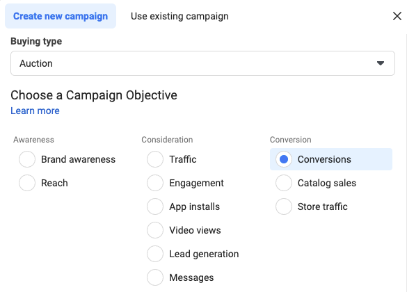 จุดประสงค์ในการทำโฆษณา Facebook Ads