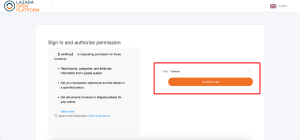 เชื่อมต่อบัญชี Lazada