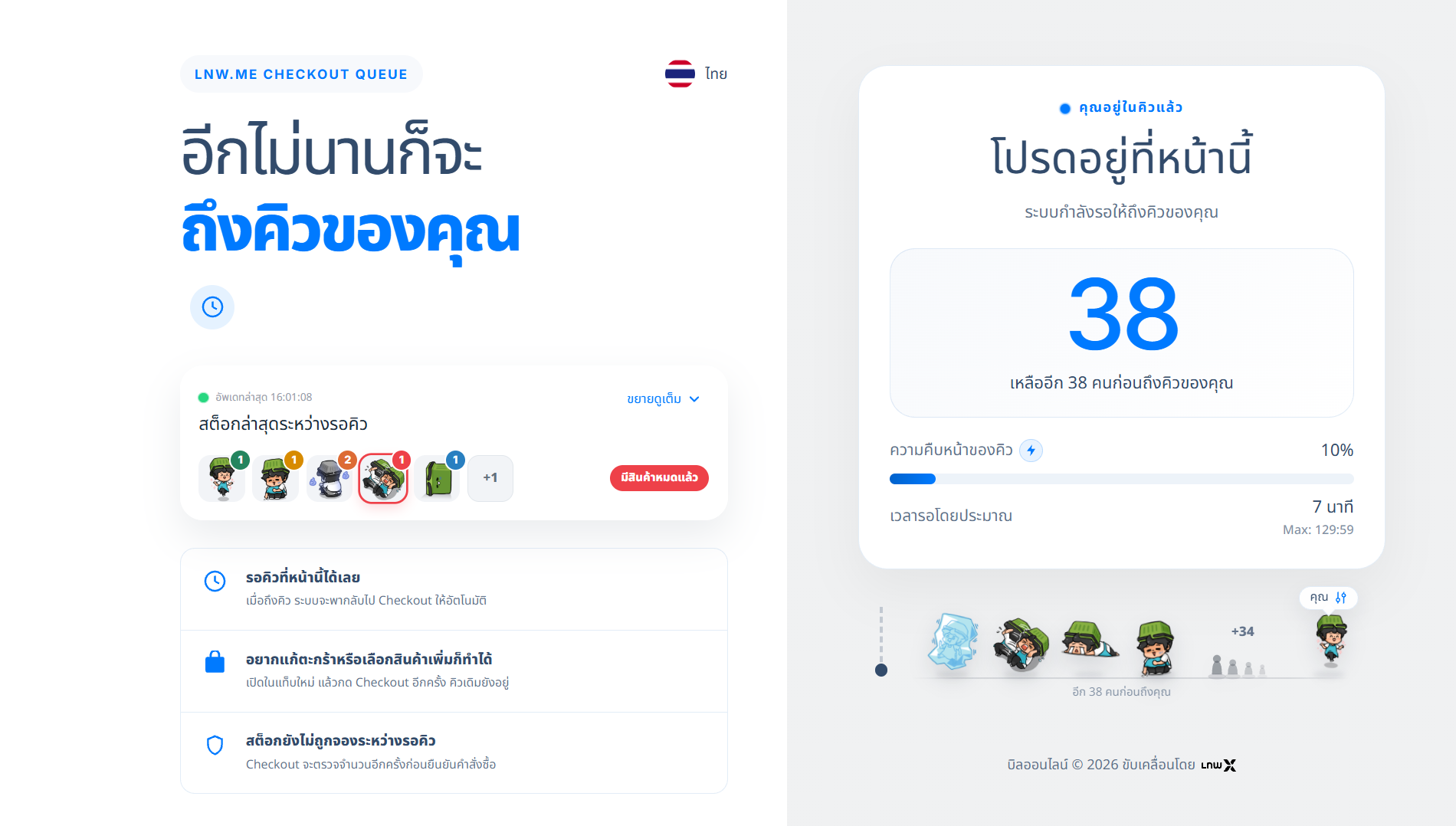 LnwShop Queue ระบบคิว
